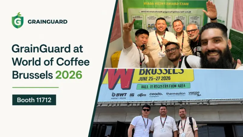 تتواصل GrainGuard مع مجتمع القهوة العالمي في World of Coffee بروكسل 2026